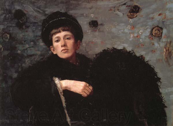 Ellen Day Hale Self-Portrait Norge oil painting art